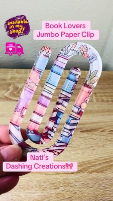 Book Lovers Jumbo Paper Clip