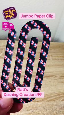 Puerto Rico Flags Jumbo Paper Clip
