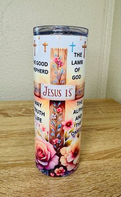 Beautiful Cross Jesus Is Tumbler