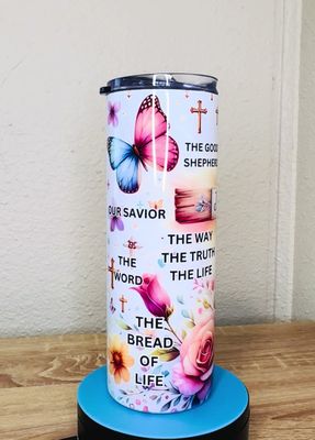 Beautiful Cross Jesus Is Tumbler