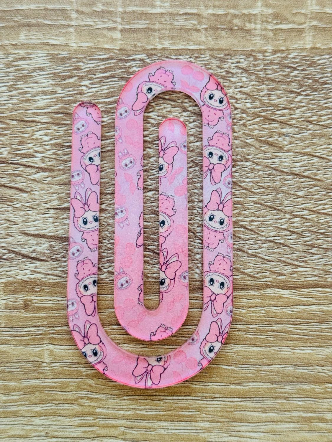 Pink Labubu Jumbo Paper Clip