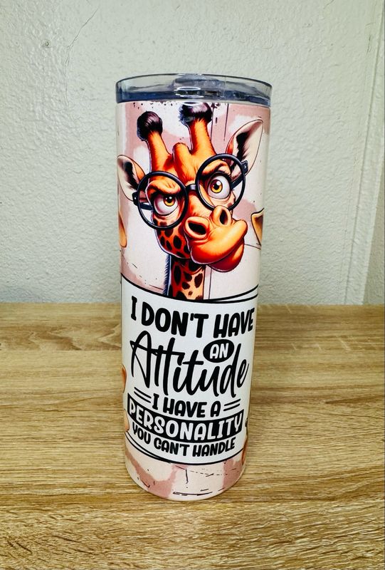 Cranky Giraffe Tumbler