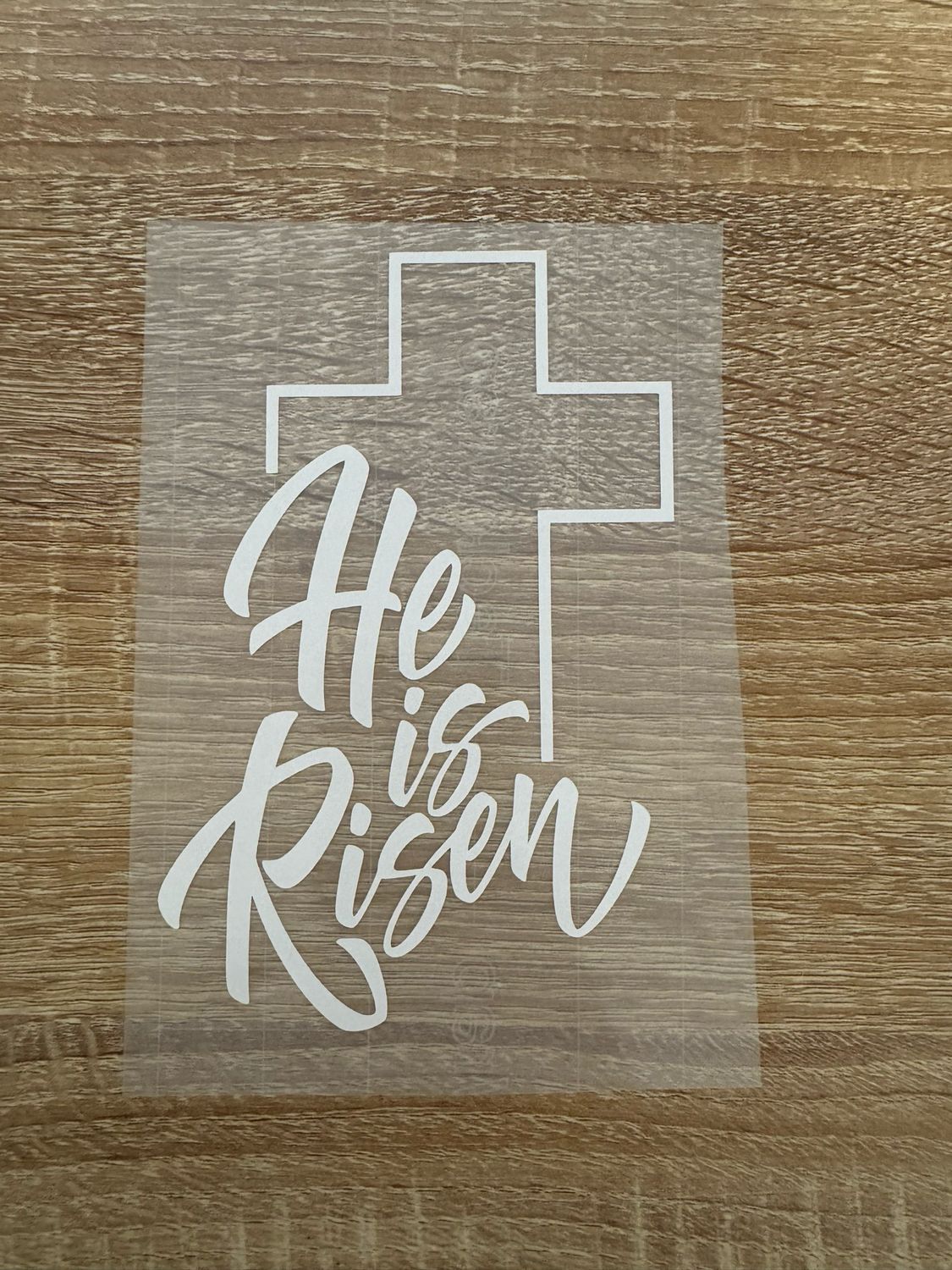 He Is Risen Decal