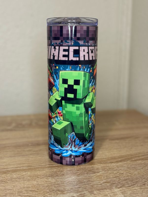 Personalized Minecraft Tumbler