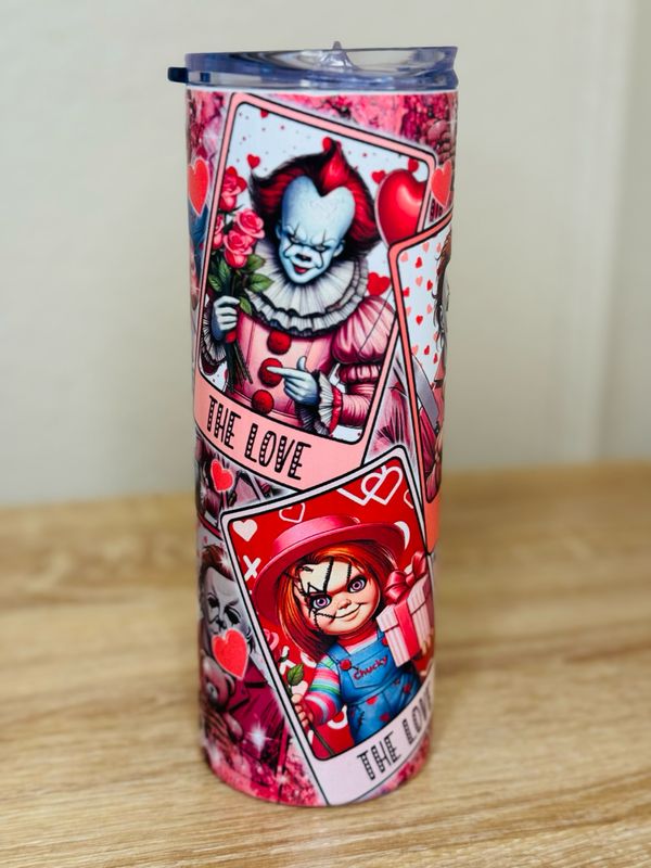Halloween Horror Friends Tumbler