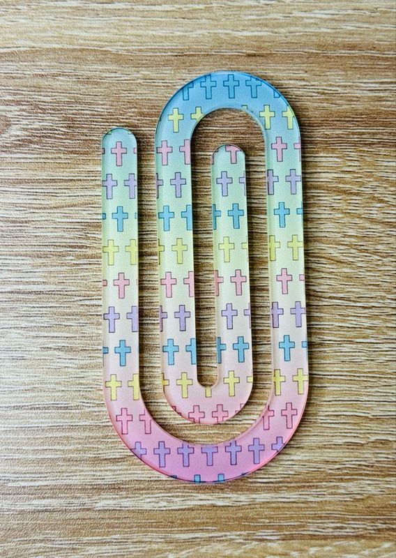 Faith Crosses Jumbo Paper Clip