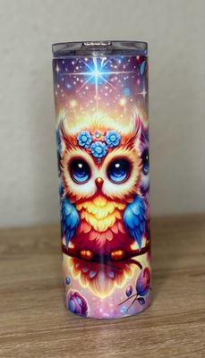 Cute Colorful Owls Tumbler