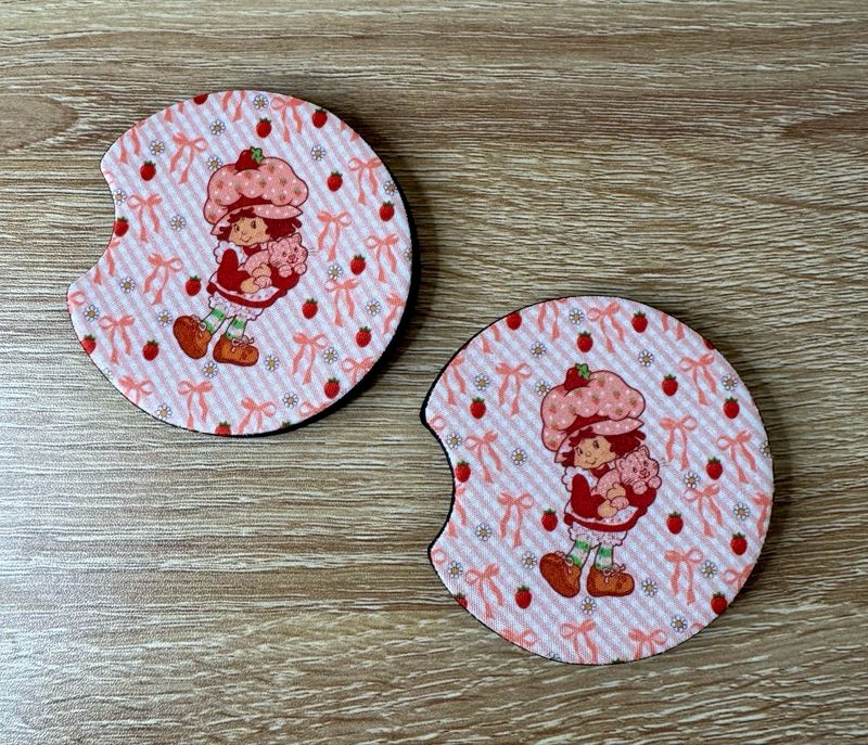 Strawberry Shortcake Car Coasters