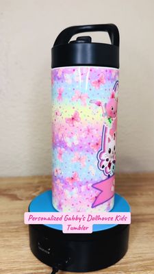 Personalized Gabby’s Dollhouse Kids Tumbler