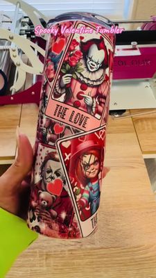 Spooky Valentine Tumbler