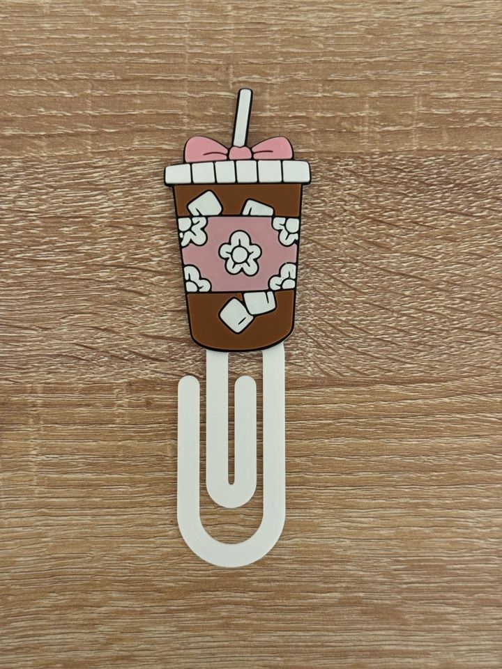 Girly Cafecito Paper Clip