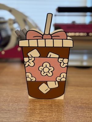 Girly Cafecito Pen Holder