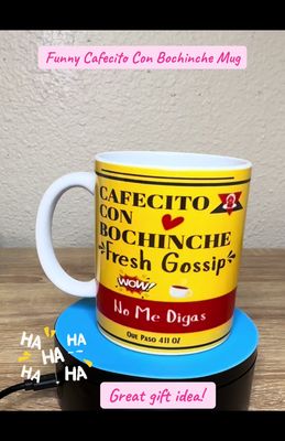 Funny Cafecito Con Bochinche Mug