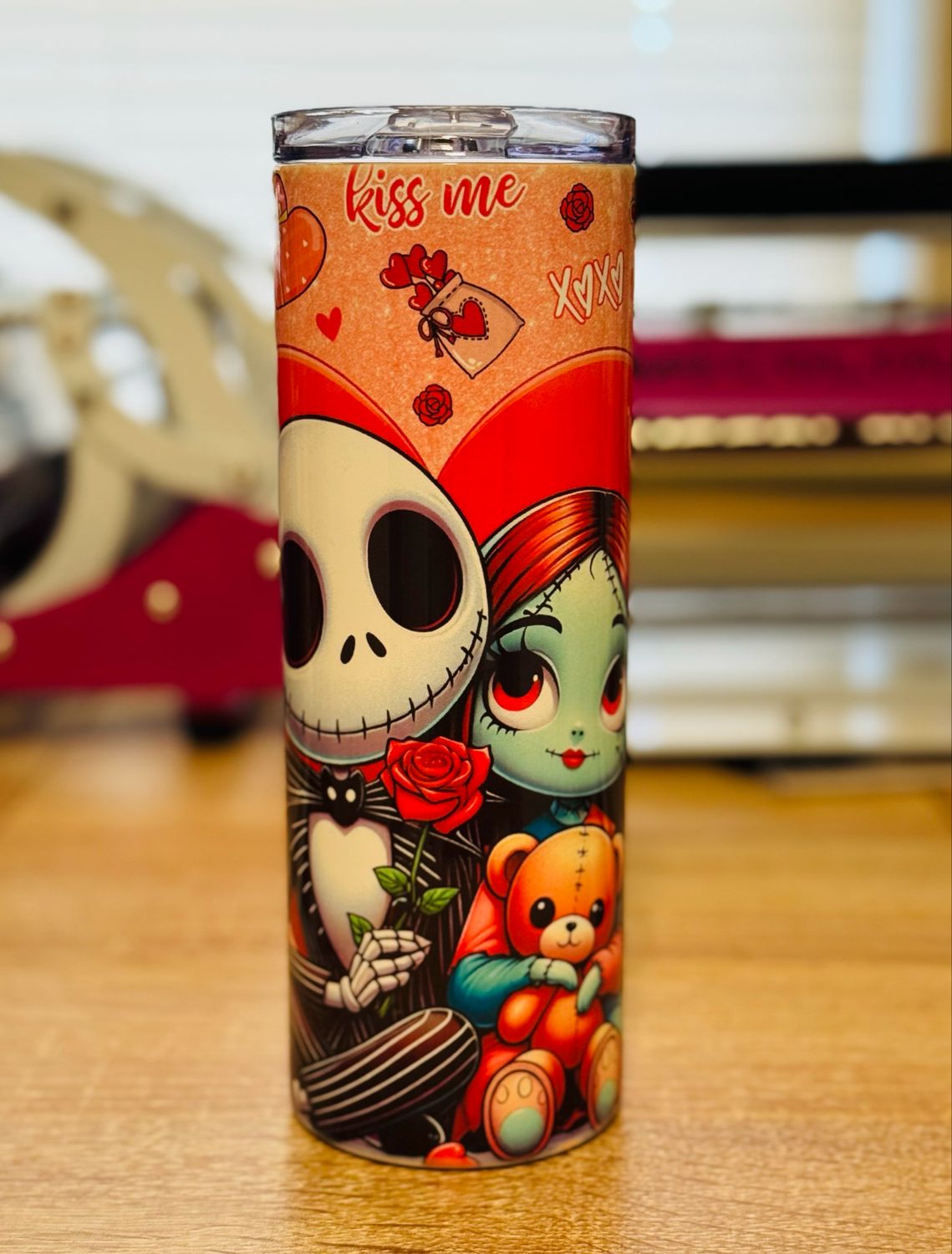 Valentine Jack And Sally Tumbler