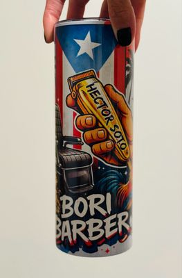 Personalized Bori Barber Tumbler