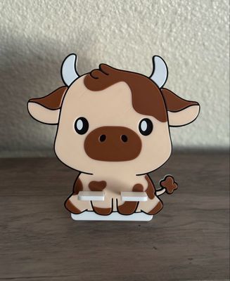 Cute Highland Cow Cell Phone Holder