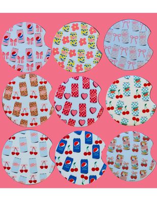 Soda Pop Car Coasters