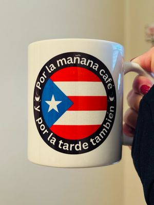 Por La Mañana Café Y Por La Tarde También Mug