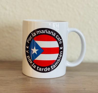 Por La Mañana Café Y Por La Tarde También Mug