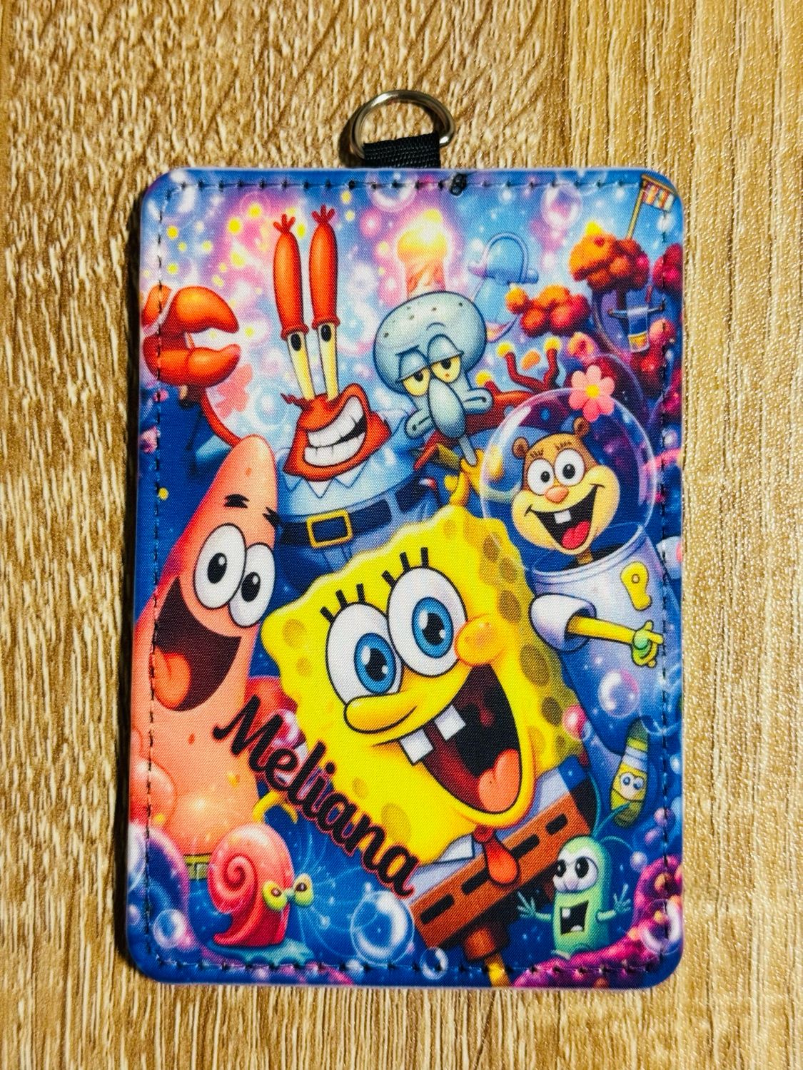 Personalized SpongeBob And Friends ID Badge Holder
