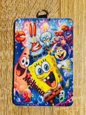 Personalized SpongeBob And Friends ID Badge Holder