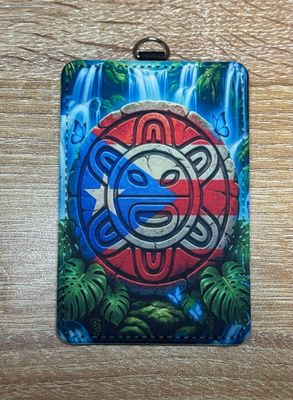 Taino PR ID Badge Holder