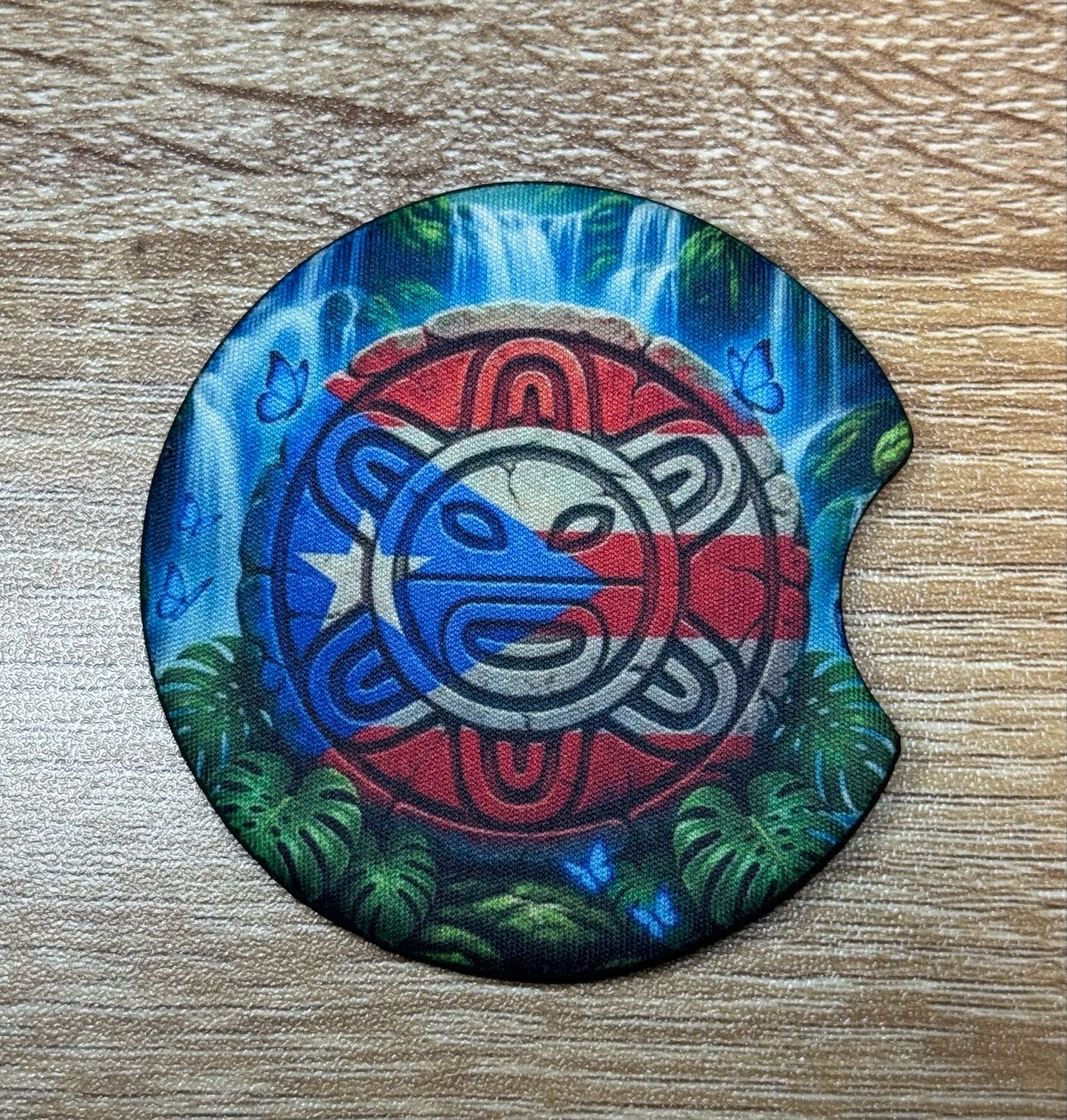 Taino PR Car Coasters
