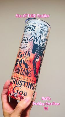 Man Of Faith Tumbler