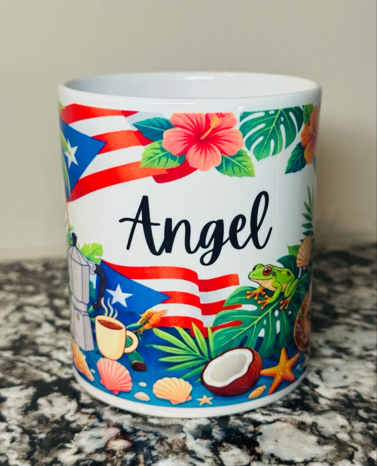 Personalized Puerto Rico Mug