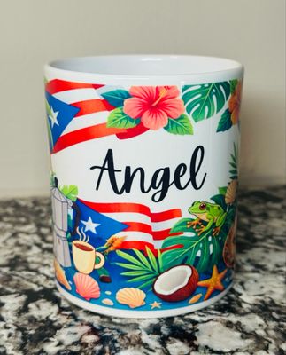 Personalized Puerto Rico Mug
