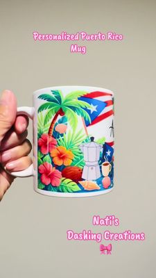 Personalized Puerto Rico Mug