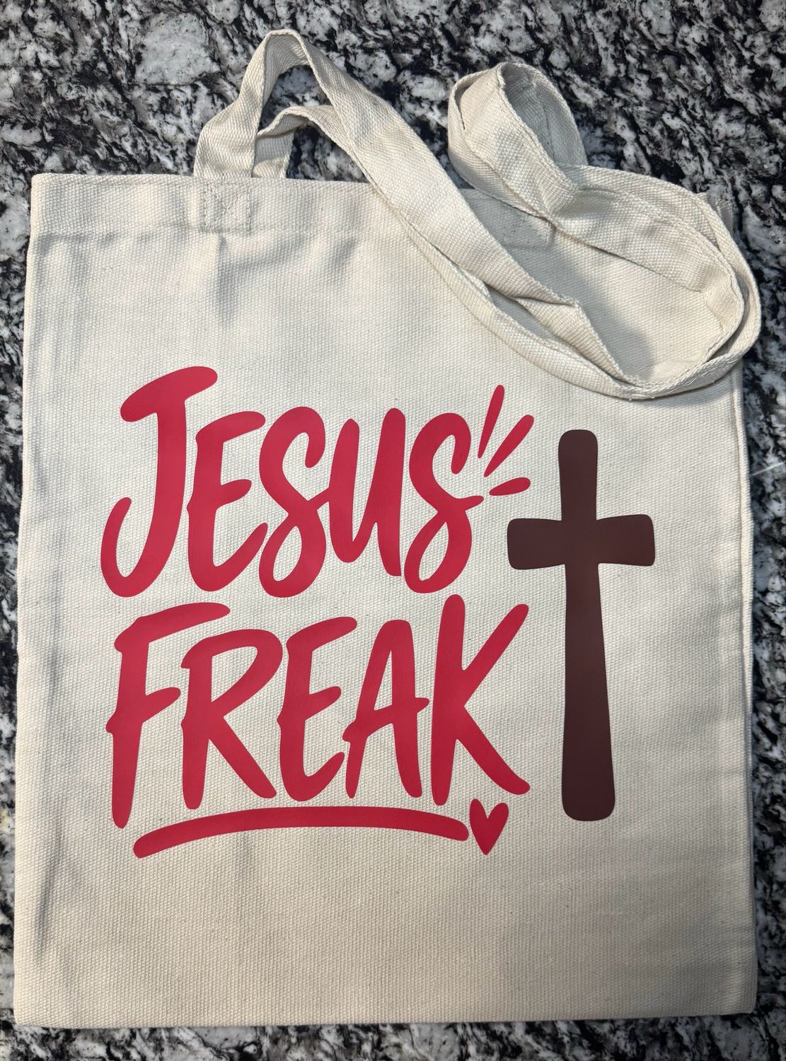 Jesus Freak Lovers Canva Tote Bag