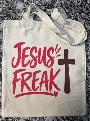 Jesus Freak Lovers Canva Tote Bag