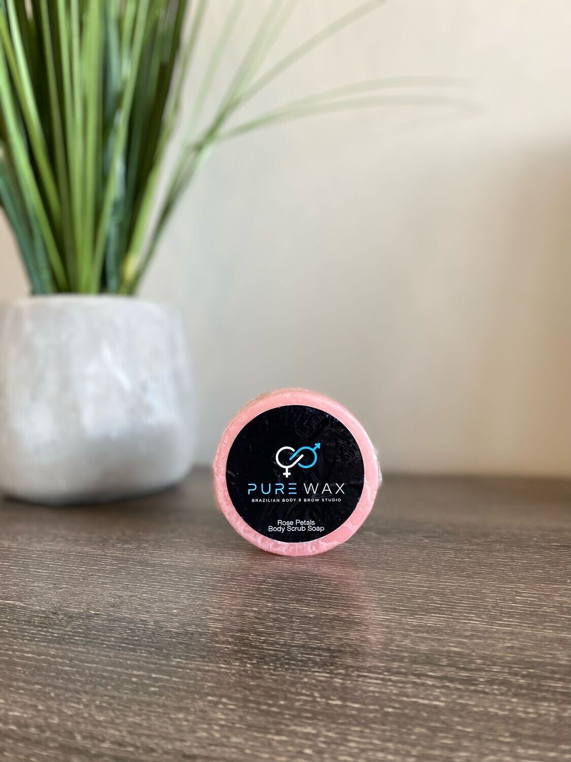 Rose Petals Exfoliating Body Scrub Loofah Soap