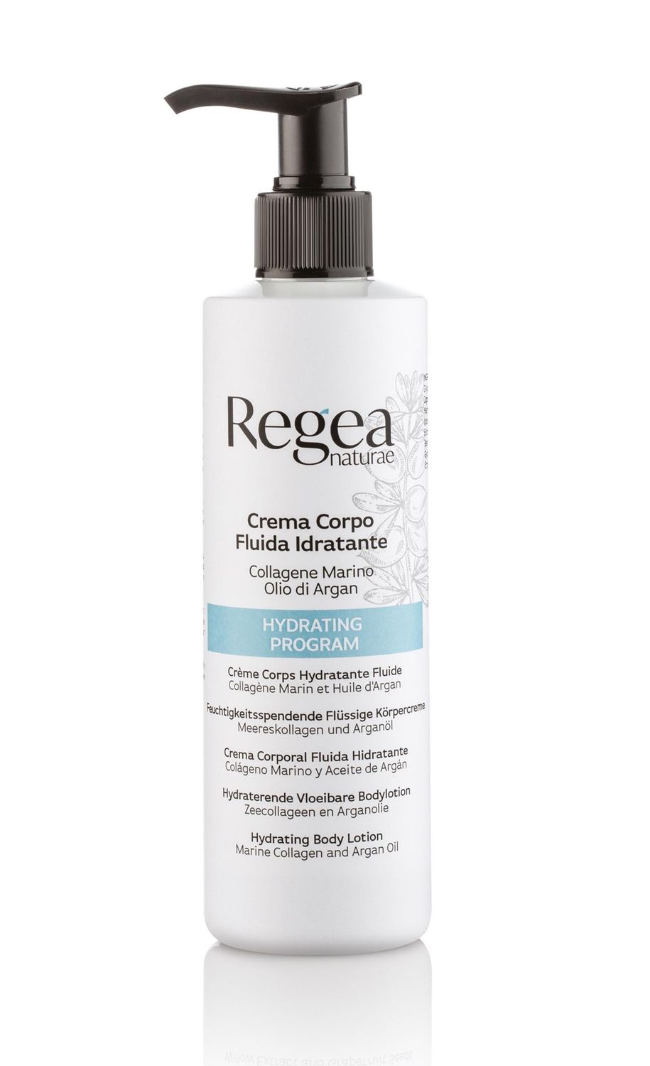 Crema Corpo Fluida Idratante - Collagene Marino e Olio di Argan