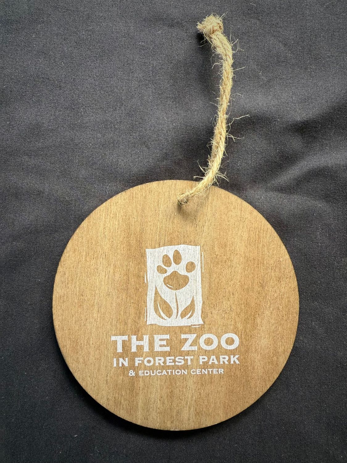 Zoo Wooden Ornament