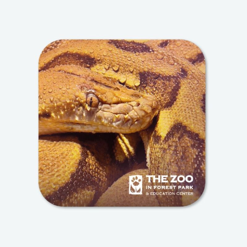 Reticulated Python Vinyl Sticker