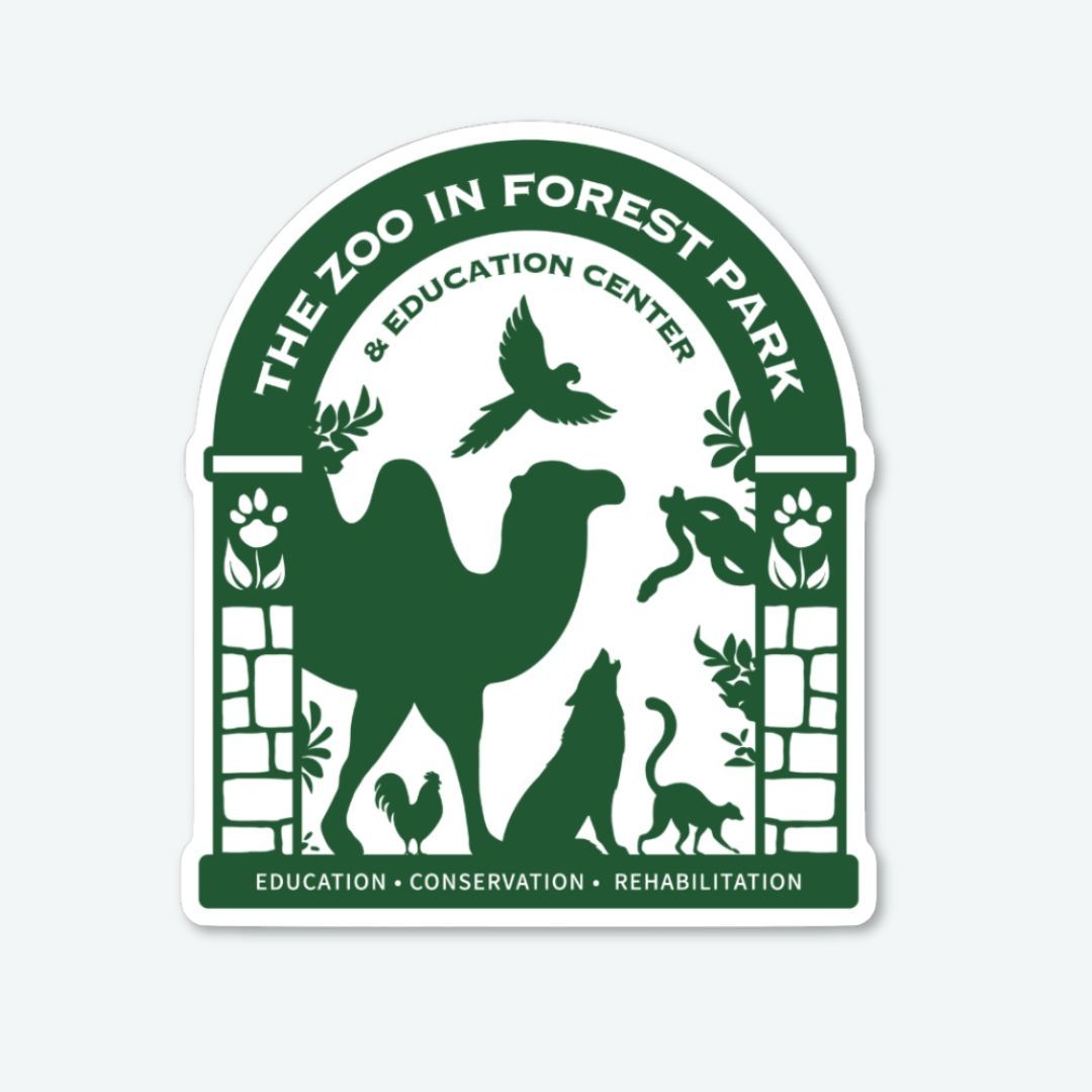 Zoo Gate Die Cut Vinyl Sticker