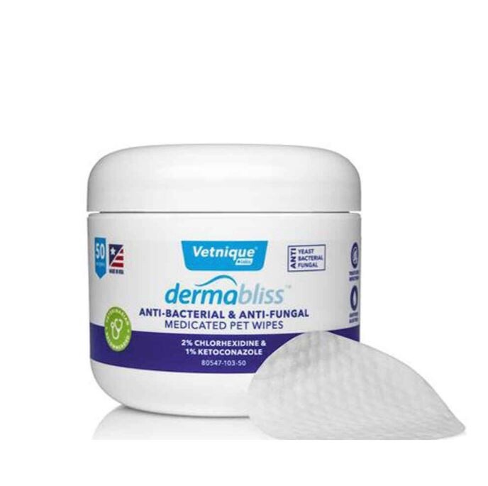 Dermabliss Anti-Bacterial &amp; Anti-Fungal Chlorhexidine Wipes
