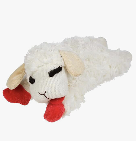 4" Lamb Chop Cat Toy