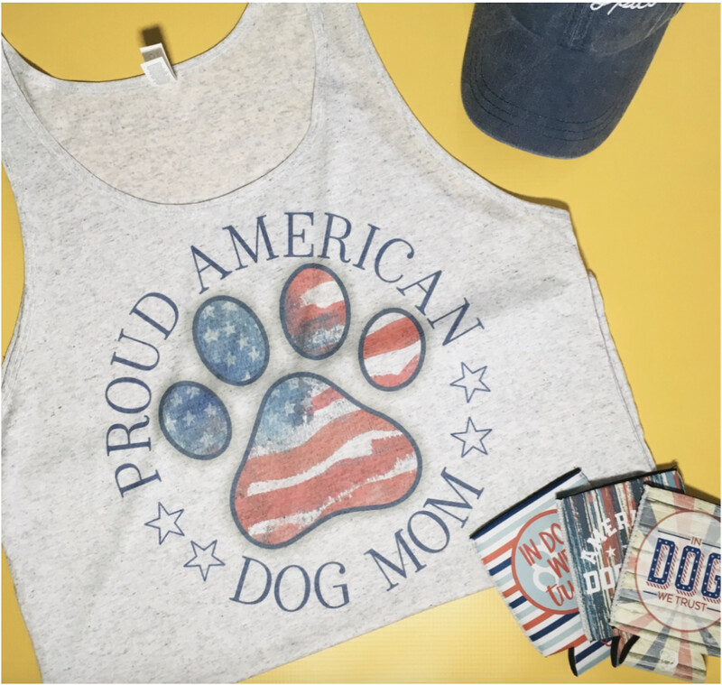 Proud American Dog Mom Tank