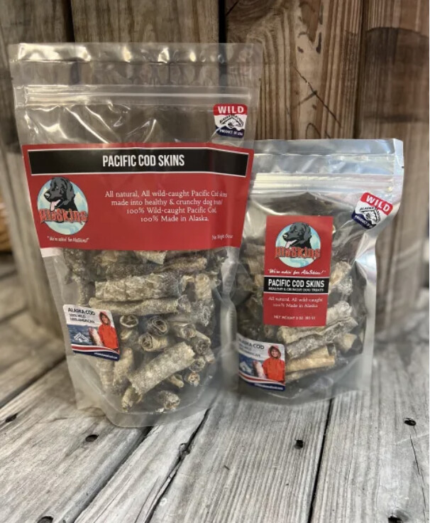 Alaskins Pacific Cod Skins, Size: 6oz