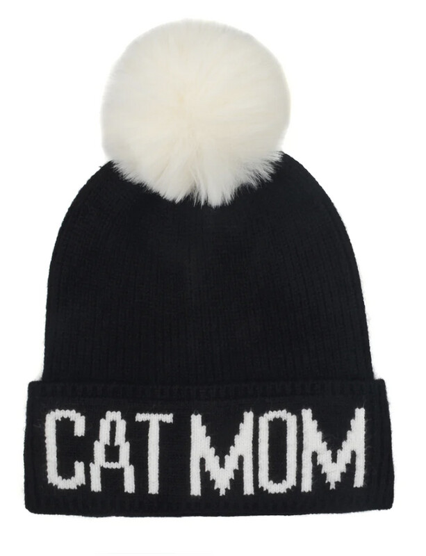 Cat Mom Knit Hat