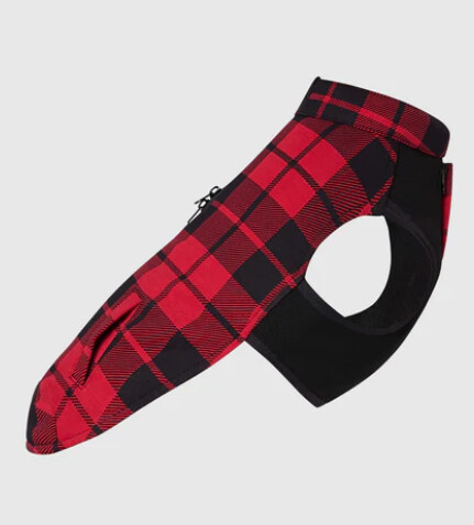 CP Thermal Tech Sweater, Color: Red Plaid, Size: 8