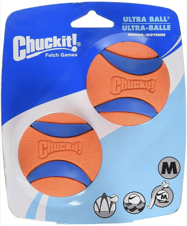 Chuckit! Ultra Balls 2 pack, Size: Medium