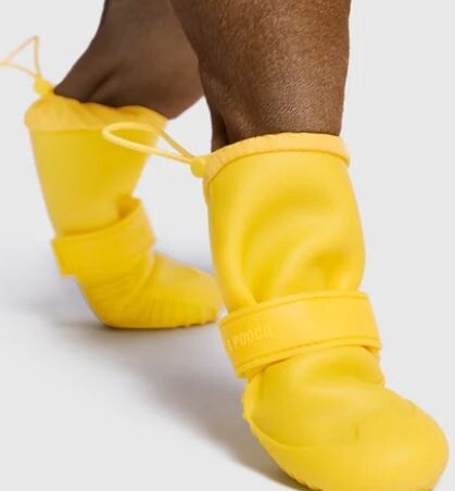 Waterproof Rain Boots, Size: 1, Color: Yellow