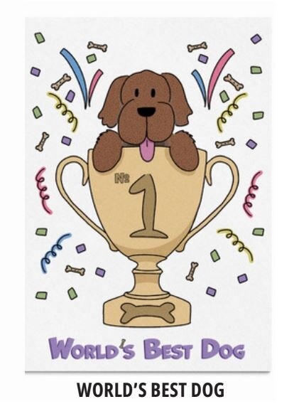 Poochie Post, Style: Worlds Best Dog