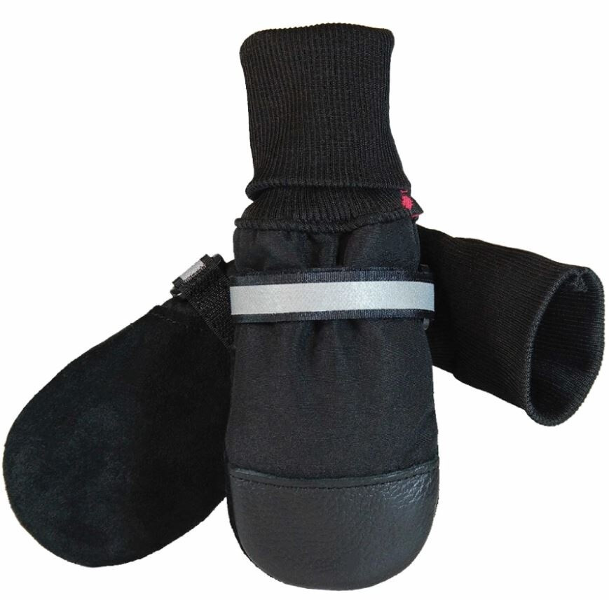 Muttluks Fleece Lined, Color: Black, Size: Itty Bitty