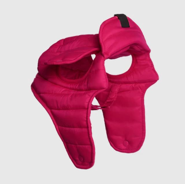 CP Puffer Hat, Color: Pink, Size: S