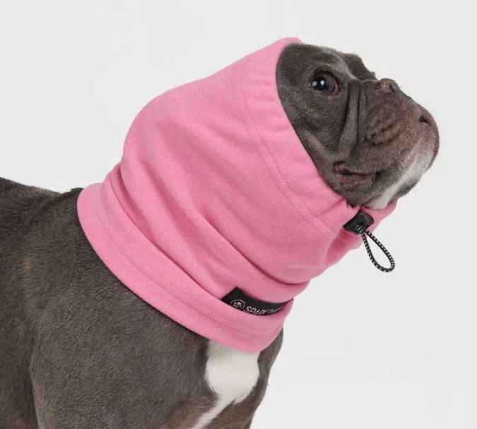 Dog Earmuff Protector, Color: Pink, Size: S (10-15lbs)